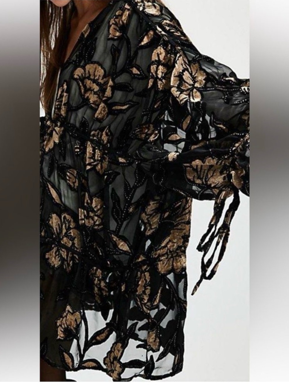 Free People Velvet Juliet Kimono - Picture 3 of 5